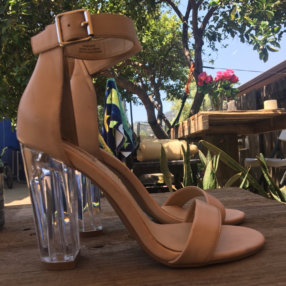 Forever 21 Clear heel (nude)